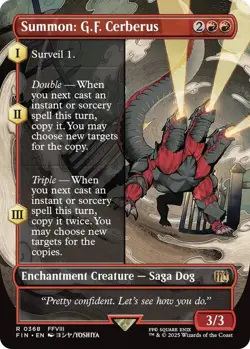 Summon: G.F. Cerberus (Borderless) FINAL FANTASY NM Normal - Image 1