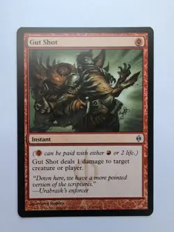 MTG Gut Shot (NPH) New Phyrexia Regular Uncommon 86/175 - Image 1