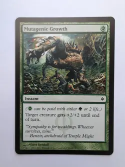 MTG Mutagenic Growth (NPH) New Phyrexia Regular Common 116/175 - Image 1