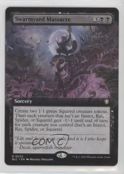 Swarmyard Massacre (Extended Art) Foil Magic: Bloomburrow Commander #0055 - Image 1