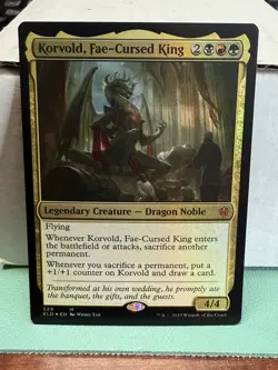 MTG Korvold, Fae-Cursed King (329) Throne of Eldraine - FOIL - Image 1