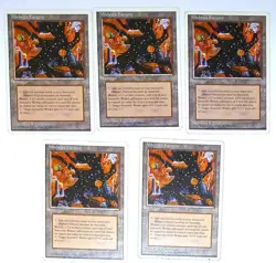 Magic the Gathering * MTG * 5 x Mishra's Factory * Fourth * MP - Image 1