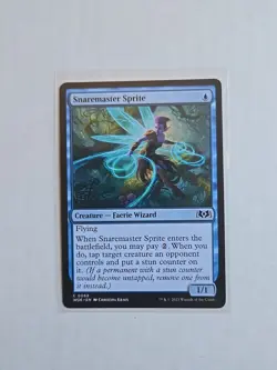 Snaremaster Sprite - Wilds of Eldraine - LP - MTG Magic - Common - Creature - Image 1