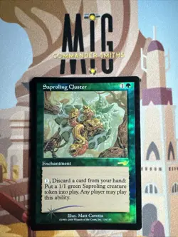 Saproling Cluster ✨ FOIL ✨ MTG LP Light Play Nemesis (114) - Image 1