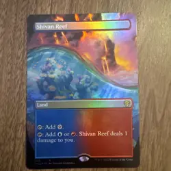 Shivan Reef (Borderless) Dominaria United Foil NM - Image 1
