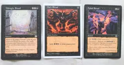 Ritual 3-card Lot (Dark, Cabal, Midnight) Mtg Magic the Gathering - Image 1