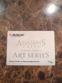 Adewale, Breaker of Chains Art Card [Assassin's Creed Art Series] MTG - Image 2