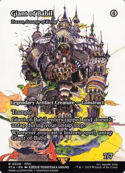 Magic: The Gathering Universes Beyond: Final Fantasy Giant of Babil #R 020 - Image 1