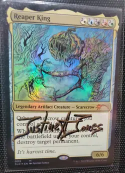 MTG FOIL REAPER KING SHADOW SIGNED BY ARTIST SECRET LAIR PROMO - Image 1