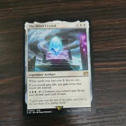 THE WIND CRYSTAL Final Fantasy FIN Magic MTG MINT CARD - Image 1