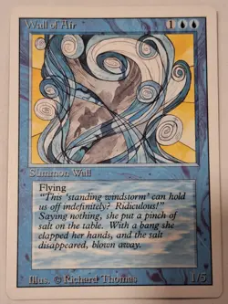 Wall of Air - Revised Edition Core Set - Magic the Gathering MTG Nice! - Image 1