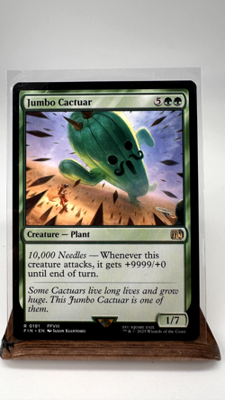 Jumbo Cactuar Final Fantasy Regular, NM, 191, Fast Shipping! - Image 1