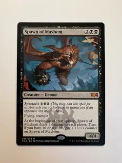 Spawn of Mayhem - MTG Ravnica Allegiance - NM - Image 1
