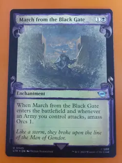 1x March from the Black Gate | FOIL Scroll | LTR: Tales of Middle-Earth | MTG - Image 1