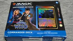 MTG Universes Beyond: Doctor Who Timey Wimey Commander Deck New Sealed Damaged - Image 1