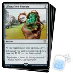 LIFECRAFTER'S BESTIARY X4 Commander 2020 Magic MTG MINT CARD - Image 1