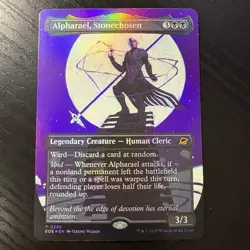 Alpharael, Stonechosen Mythic Borderless Foil MTG Edge Of Eternities #292 NM - Image 1