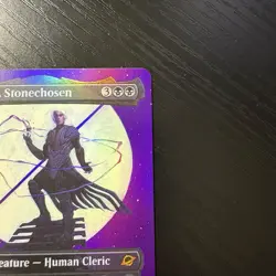 Alpharael, Stonechosen Mythic Borderless Foil MTG Edge Of Eternities #292 NM - Image 3