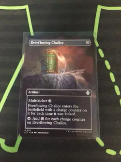 MTG Magic The Gathering Everflowing Chalice LCC Borderless Artifact Commander - Image 1