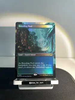 Breeding Pool (Borderless) Ravnica Remastered Foil | NM - Image 1