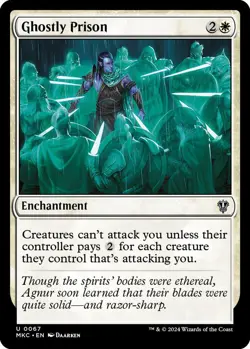 MTG Ghostly Prison - Murders at Karlov Manor Commander #067 - NM/M - Image 1