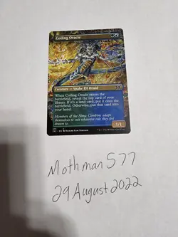 Coiling Oracle (Borderless) FOIL NM Double Masters 2022 Magic The Gathering - Image 1