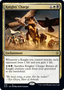 MTG - Knights' Charge - Brawl Deck Exclusive - Throne Of Eldraine - NM, English - Image 1