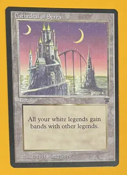 MTG CATHEDRAL OF SERRA Legends (OldManMTG 004-410) - Image 1
