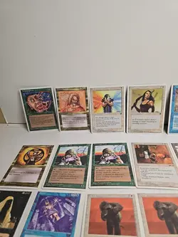 Magic The Gathering 1995 Lot Of 36 Cards and Manual - Image 1