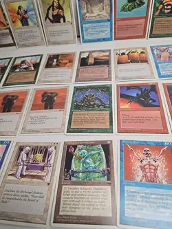 Magic The Gathering 1995 Lot Of 36 Cards and Manual - Image 5
