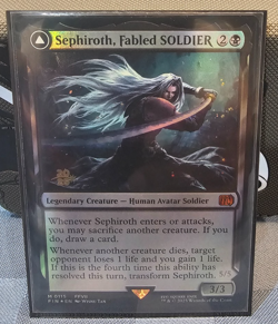 Sephiroth, Fabled Soldier (Prerelease Foil) Magic the Gathering - Image 1
