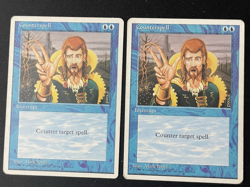 2x Counterspell - LP/MP - 4th Edition 1995 - Vintage MTG Magic the Gathering - Image 1