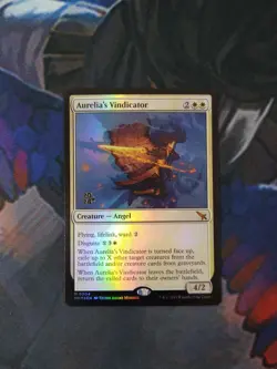 Aurelia's Vindicator - Foil Promo | 7% Off 2+ | Karlov Manor | NM | MTG - Image 1