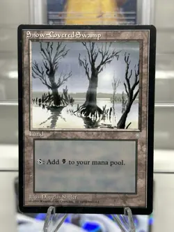 Snow-Covered Swamp 1x MtG Ice Age ICE - Image 1
