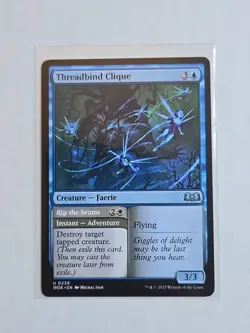 Threadbind Clique - Wilds of Eldraine - LP - MTG Magic - Uncommon - Creature - Image 1