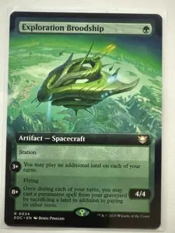 MTG Exploration Broodship (Extended Art) 0034 EOC Edge of Eternities Regular - Image 1