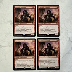 Magic the Gathering MTG Charming Scoundrel Play Set Of 4 Cards - Image 1