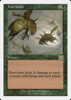 4 Hurricane 4x x4 - LP - 6th Edition - SPARROW MAGIC mtg - Image 1