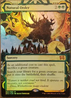 MTG - Natural Order - Strixhaven: Mystical Archive (054/063) NM Foil - Image 2