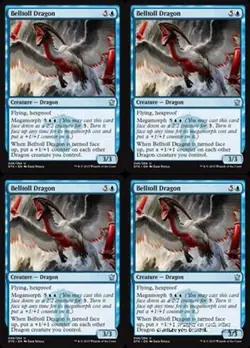 MTG - 4x BELLTOLL DRAGON - Dragons of Tarkir (U) - Image 1