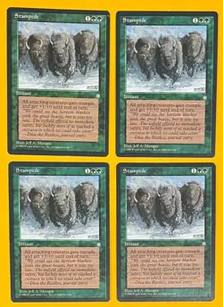 MTG STAMPEDE (x4) Ice Age (OldManMTG 011-052) - Image 1