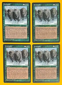 MTG STAMPEDE (x4) Ice Age (OldManMTG 011-054) - Image 1