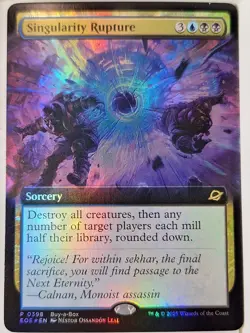 Singularity Rupture - FOIL - Buy a Box Promo - Magic the Gathering MTG Nice! - Image 1