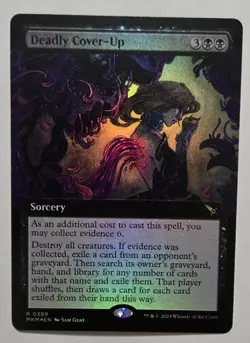 Deadly Cover-Up (Extended Art) Murders at Karlov Manor Foil - Image 1