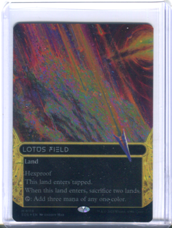 MTG Edge of Eternities LOTUS FIELD (Borderless Galaxy Foil) M 0113 MINT! - Image 1