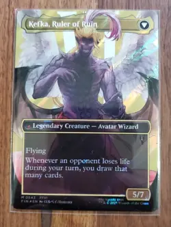 MTGKefka, Court Mage (0543) (Borderless) (Surge Foil) Final Fantasy FIN - Image 4