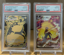 Pokemon - Lost Origin - Pikachu VMAX TG17 + TG29 PSA 10 Sequential! - Image 1