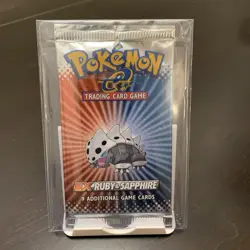 Pokemon EX Ruby & Sapphire Booster Pack 2003 Sealed Lairon Art WOTC 17.38g-HEAVY - Image 3