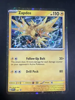 Zapdos 157 - S&V: Black Star Cosmos Holo Promo - Pokemon TCG (NM) - Image 1