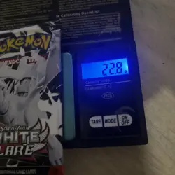 HEAVY 22.8g Pokemon TCG SV 10.5 White Flare Booster Pack Sealed! Demi-God PackU - Image 2